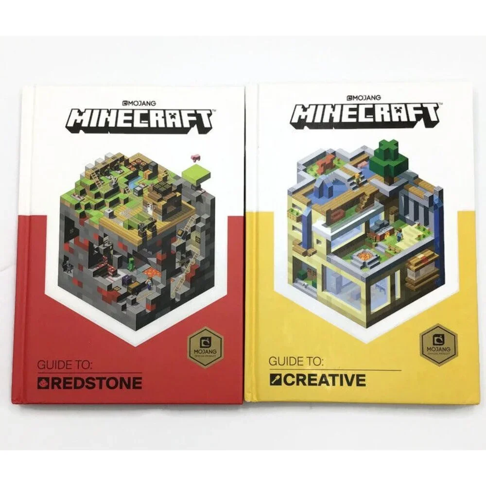 Minecraft Gaming Books Lot 10 Guides & Handbooks Mojang Builds Hardcover